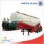 Tri-axle 52T V shape Bulk Cement Tank Trailer, Bulk Cement Powder Tanker Trailer For Sale