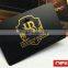 High quality black metal business card with printing