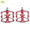 2PCS BC - 688 Mountain Bike Bicycle Pedal MTB Flat Pedals Aluminum Alloy 4 Ball Bearings Ultralight Bicycle Accessory Parts
