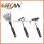 Carton steel metal Garden 6 Piece Mini Garden Tool Set with plastic handles