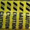 Yellow Or other Customized PE Woven Caution Fabric Tape