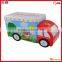 big bus shape nougat tin box