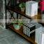 Rustic 5 tiers wood living room Shelf