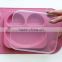 Silicone Mini Portable Baby Suction Plate & Placemat In One With Lid