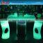 China Plastic rechargeable led bar stool & bar table with lighting