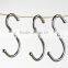 S Shower Curtain Hooks Rings,Polished Chrome Metal Bathroom Shower Curtain Hooks, S GOLDEN/CHROME/BRONZE