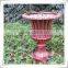 Popular fiberglass roman style flower pots planters garden