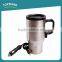 Hot Sale 450ML Stainless Steel Travel Coffee Mug warmer car cup with car plug
