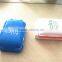 Colorful plastic 3 layers RECTANGLE portable travelling Mini pill box 8 day