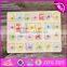 2017 Top fashion educational toddlers wooden alphabet puzzle W14M101