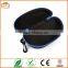 Fashion Portable Carabiner Eye Glasses Sunglasses Hard Case Protector Box (Blue)