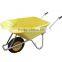 high quality UK building construction hand tools garden leaf cart pink wheelbarrow wheel with CE certificate wb6414T