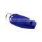 wholesale Blue Click Clicker Obedience Training Trainer Aid Wrist Strap for Puppy Dog Pet hot search