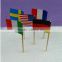 National custom cocktail toothpick small country flag