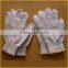 Labor hands protection construction safety rough yarn cotton gloves