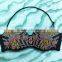 Classic style youg girls swimear iron bead design sexi hot girl bikini
