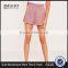 High Waist Women Plain Pink Satin Shorts Lilac Wholesale High Quality