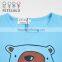 95% Cotton Long Sleeves Bear Top Stripes Pants Children 2Pcs Pajamas Kids Sets