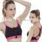 zm10837a fashion wireless fitness bra shakeproof sports underwear yoga bra with zipper