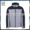 New arrived mans cycling jacket grey soft shell fleece lined jacket