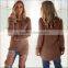 Fashion Women's Casual Long Sleeve Jumper Pullovers Loose blouse
