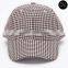 Stocked monogram gingham hat