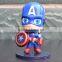 Action movies the Avenger action figure plastic toys Q version Captain America PVC dolls action figure