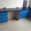 All Steel Side Lab Table 6m Long Wall Bench
