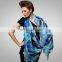 100% acrylic crochet knit warm winter scarf ,top selling fashion women scarf