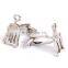 Vivid Silver Plating Wine Bottle Opener Cufflinks for Mens