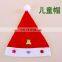 cheap in stock cute kid santa christmas hat
