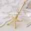 2016 new starfish gold silver metal hair bobby pins