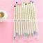 new Cute Kawaii Soft multicolor pen Platinum Calligraphy Brushes Plastic Handle Writing Brush For Kids Gift korean Stationary