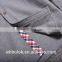 Custom label logo latest design fashion long sleeve wool grey shirt for china supplier