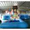 high quality big giant pirate slide inflatable water slide kids with pool