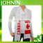 Hot selling high quality promotional print custom national canada flag scarf
