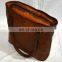 Vintageleathercraft Real Genuine Leather Messenger Handbag Brown Bag Briefcase
