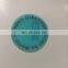 Thin metallic chrome silver round adhesive sticker