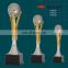 high quality metal inflatable solid world cup trophy