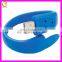 2017 custom design silicone 32GB silicone wristband / bracelet / rubber band USB flash drive for promotional gift