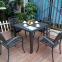 Brushed Usa Fireproofing Teak Outdoor Furniture Teak Outdoor Dining Table
