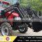 80hp 4x4 WD cabin agricultural tractor with front end loader