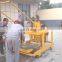 Mobile 8Hp diesel engine manual hollow cement brick making machine