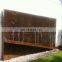 Decorative weathered CORTEN steel garden water fountain design