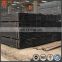 SS400 grade d erw square tubing/structural square steel pipes
