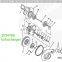 Genuine CUMMINS K50 engine parts turbocharger 3534169
