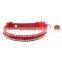 Soft and comfortable shiny rhinestone cat and dog collar with bell