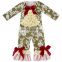Girl Christmas Tree Romper Infant Lace Jumpsuit One Piece
