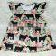 2018 Factory price baby ruffle girl dress girls birthday party dresses boutique girl sexy dress