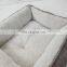 Fashion Design Checked Canvas Fabric and SUEDE Pet Bed Winter Warm Plush Pet Bed for Dogs and Cats